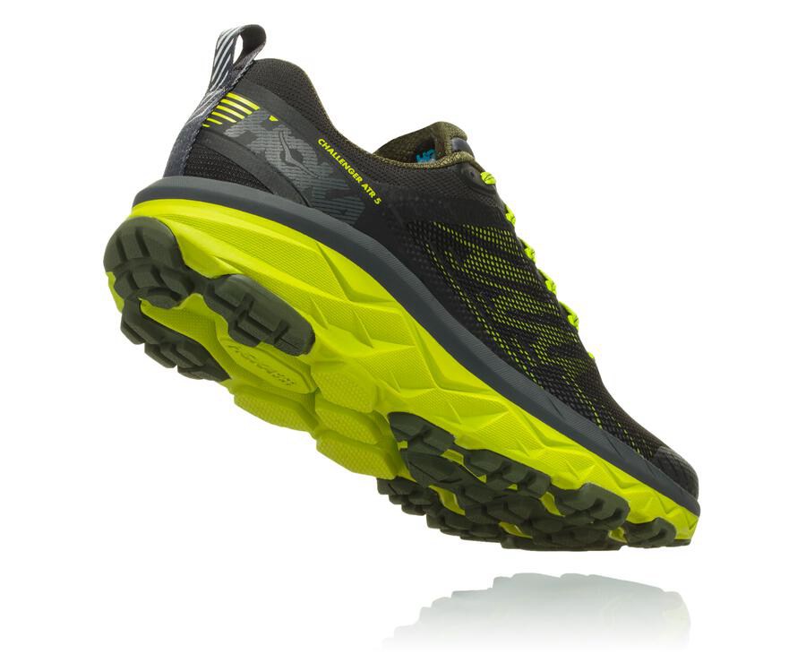 Hoka One One Spor Ayakkabı Erkek Siyah/Yeşil - Challenger Atr 5 - RH0534217